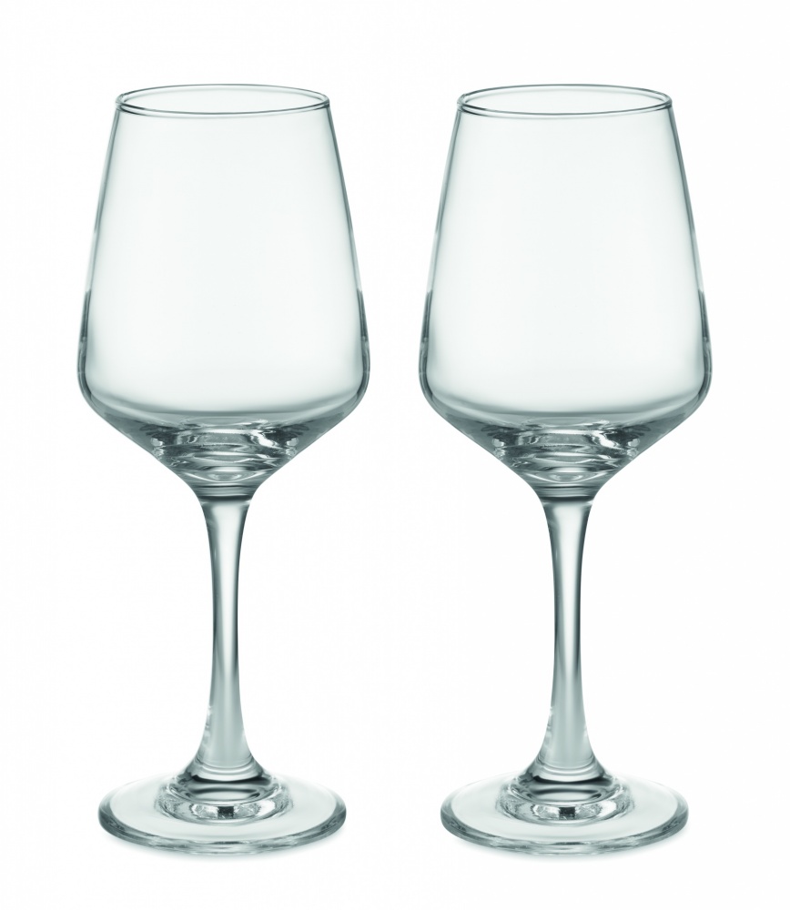 Logotrade promotional gift picture of: Set of 2 wine glasses